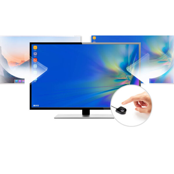 2-Port 4K HDMI USB-C KVM Dock Switch with Power Pass-through - US3310