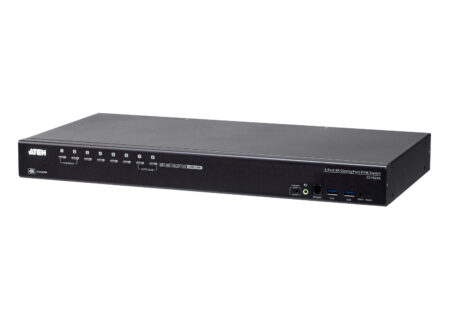 8-Port USB 3.0 4K DisplayPort KVM Switch – CS19208