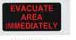 ASENWARE Evacuate Signpost