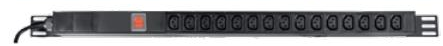 HKLINE 15-Way IEC C13 PDU 16A